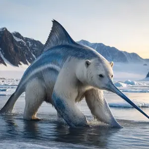 Polar bear + Swordfish